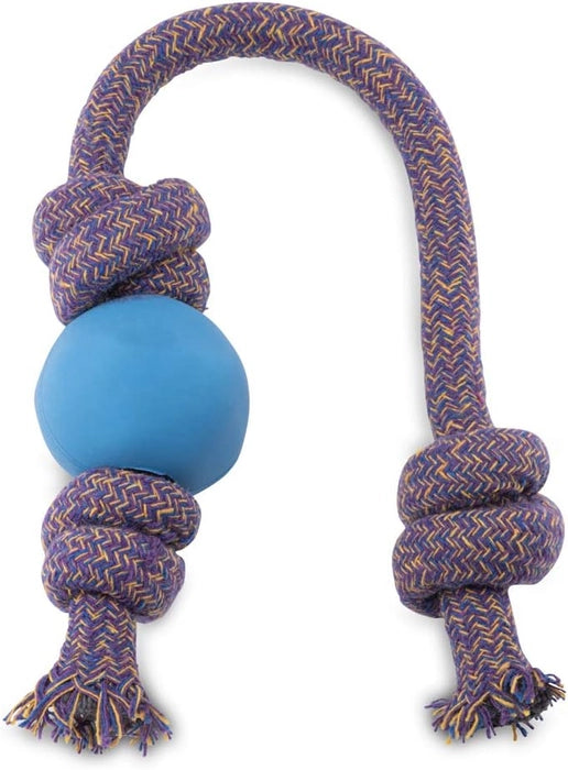 Beco Rubber Ball On a Rope Dog Toy