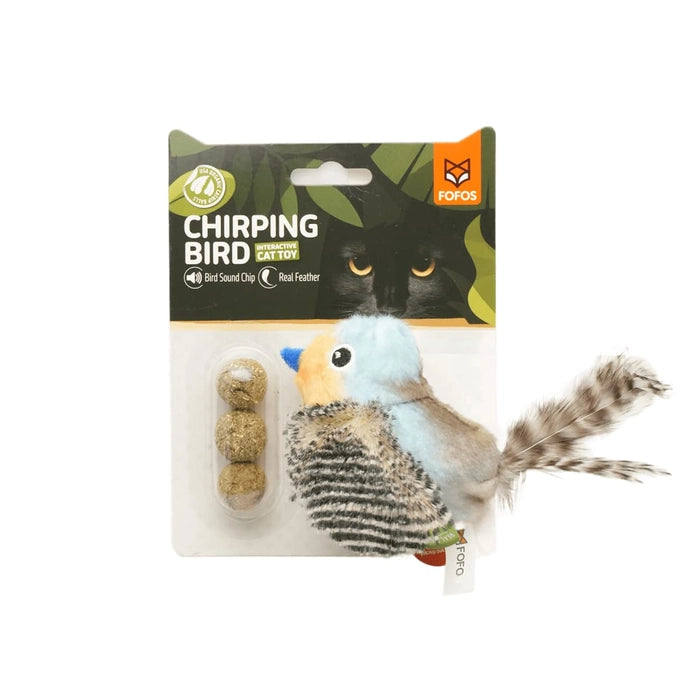 Fofos Bird with Catnip Balls Cat Toy