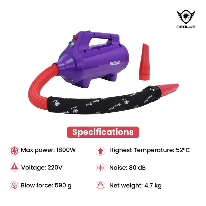 Aeolus Single Motor Dryer for Dogs