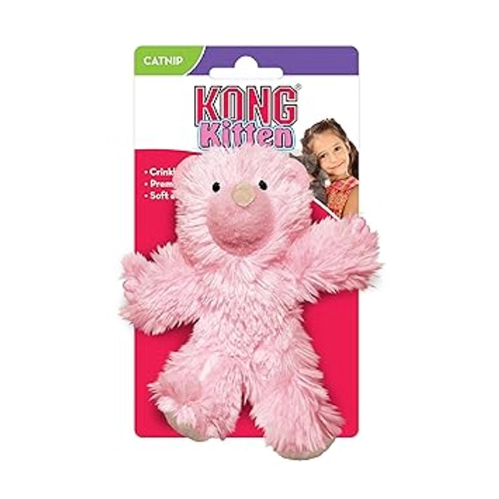 Kong Large Kitten Teddy Bear Assorted Cat Toy
