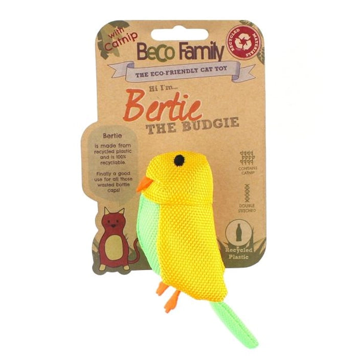 Beco Bertie the Budgie Standard Catnip Toy