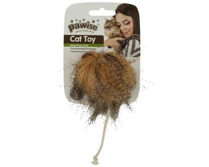 Pawise Cat Toy Woolly Monster Assorted