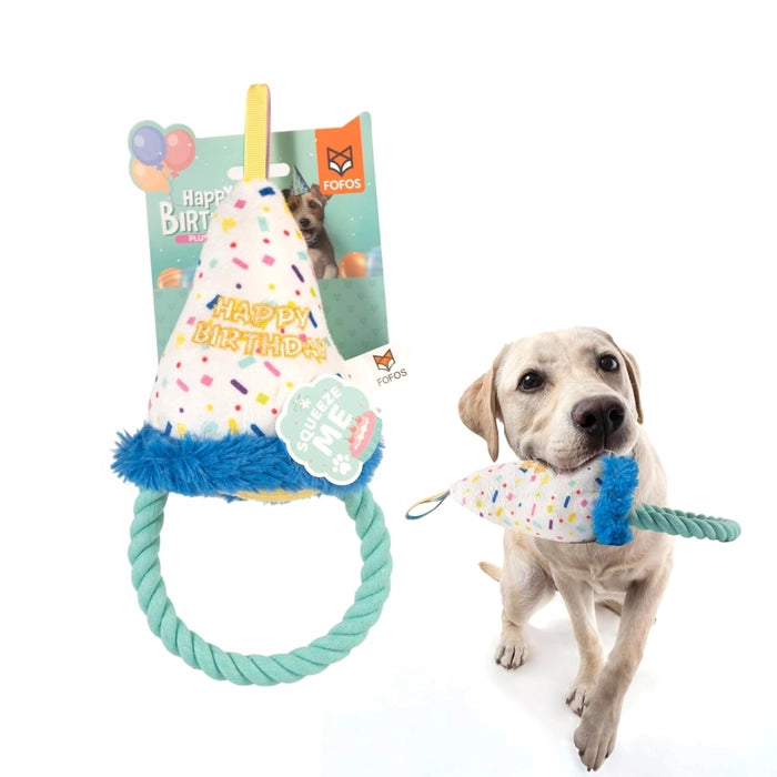 Fofos Birthday Plush Dog Toys
