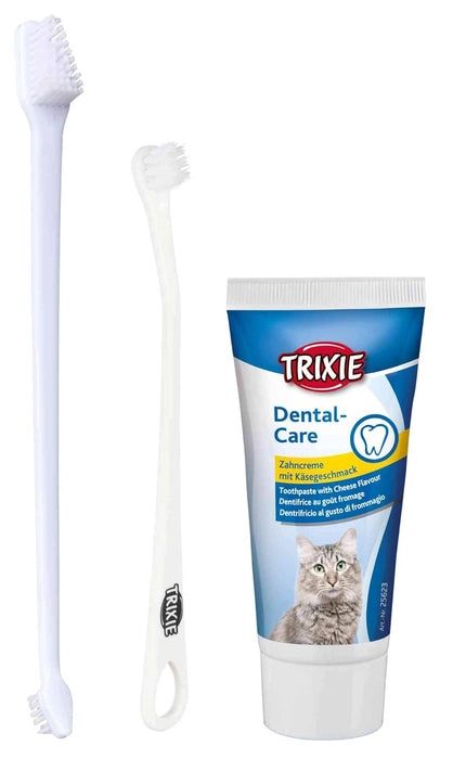 Trixie Dental Hygiene Set Cat Toothbrush and Toothpaste