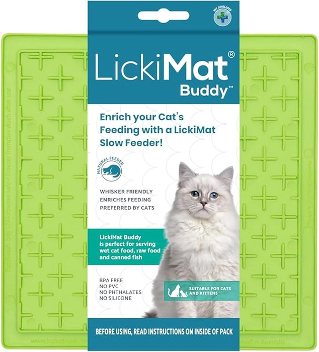 Lickimat Buddy Slow Feeder Bowl for Cats