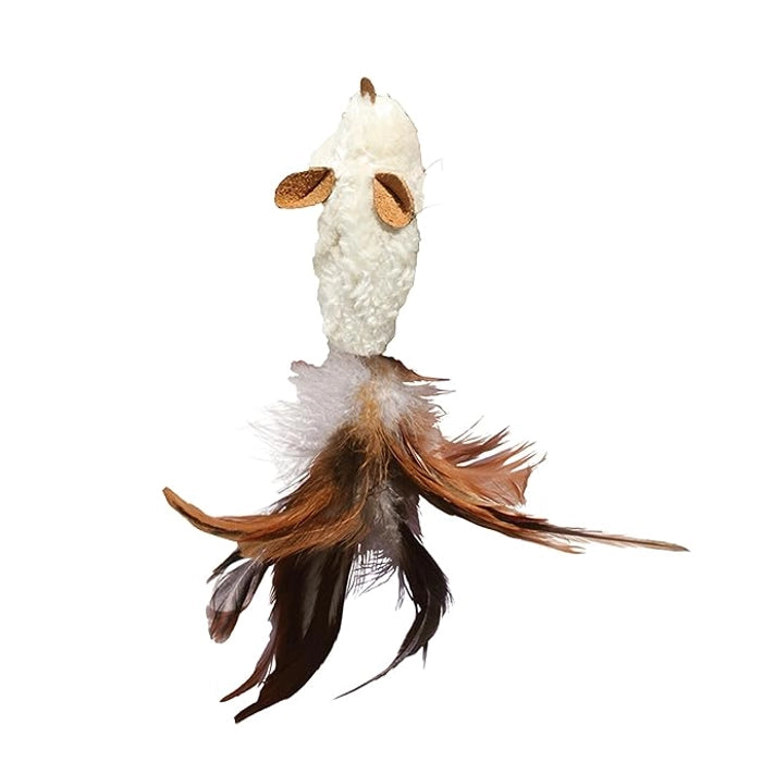 Kong Feather Mouse Cat Toy