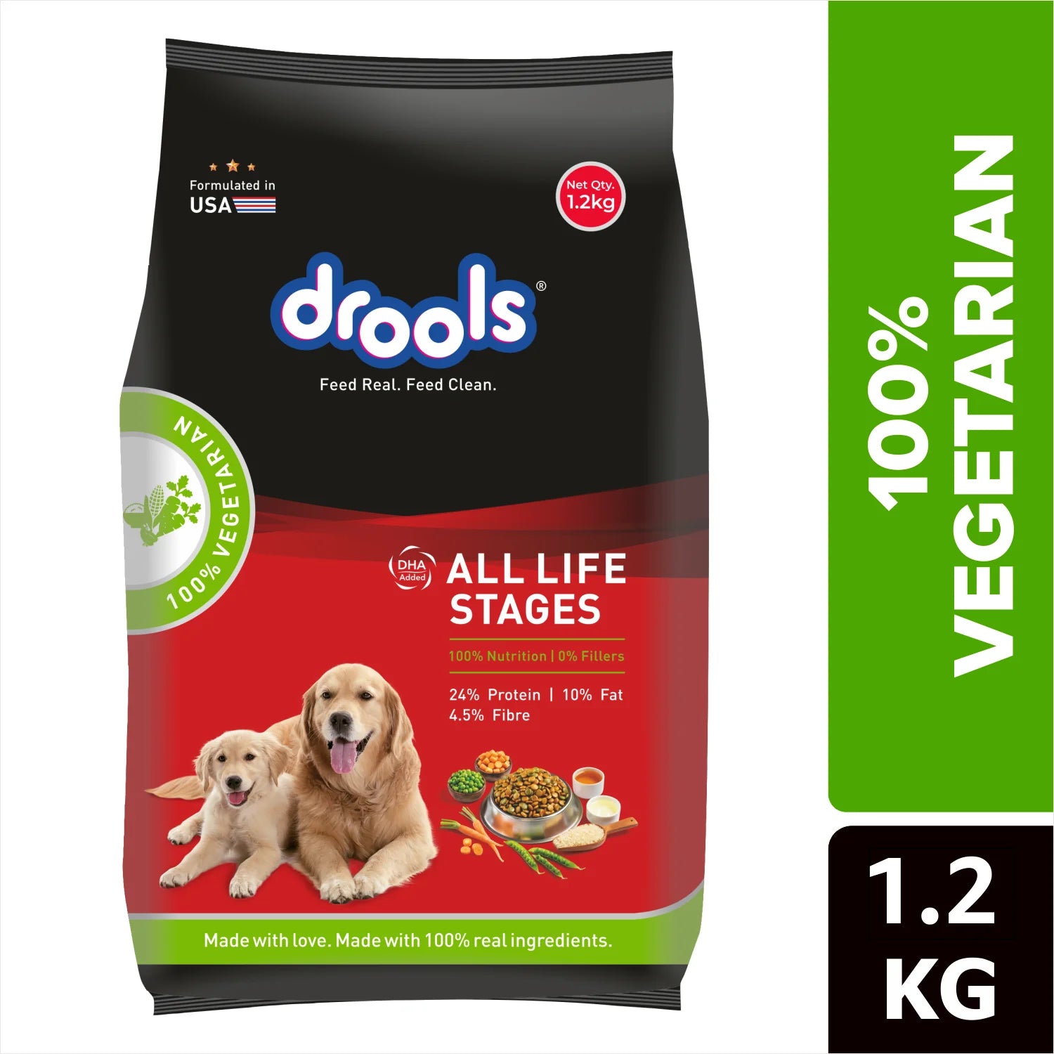 Drools 100% Vegetarian Adult Dog Dry Food