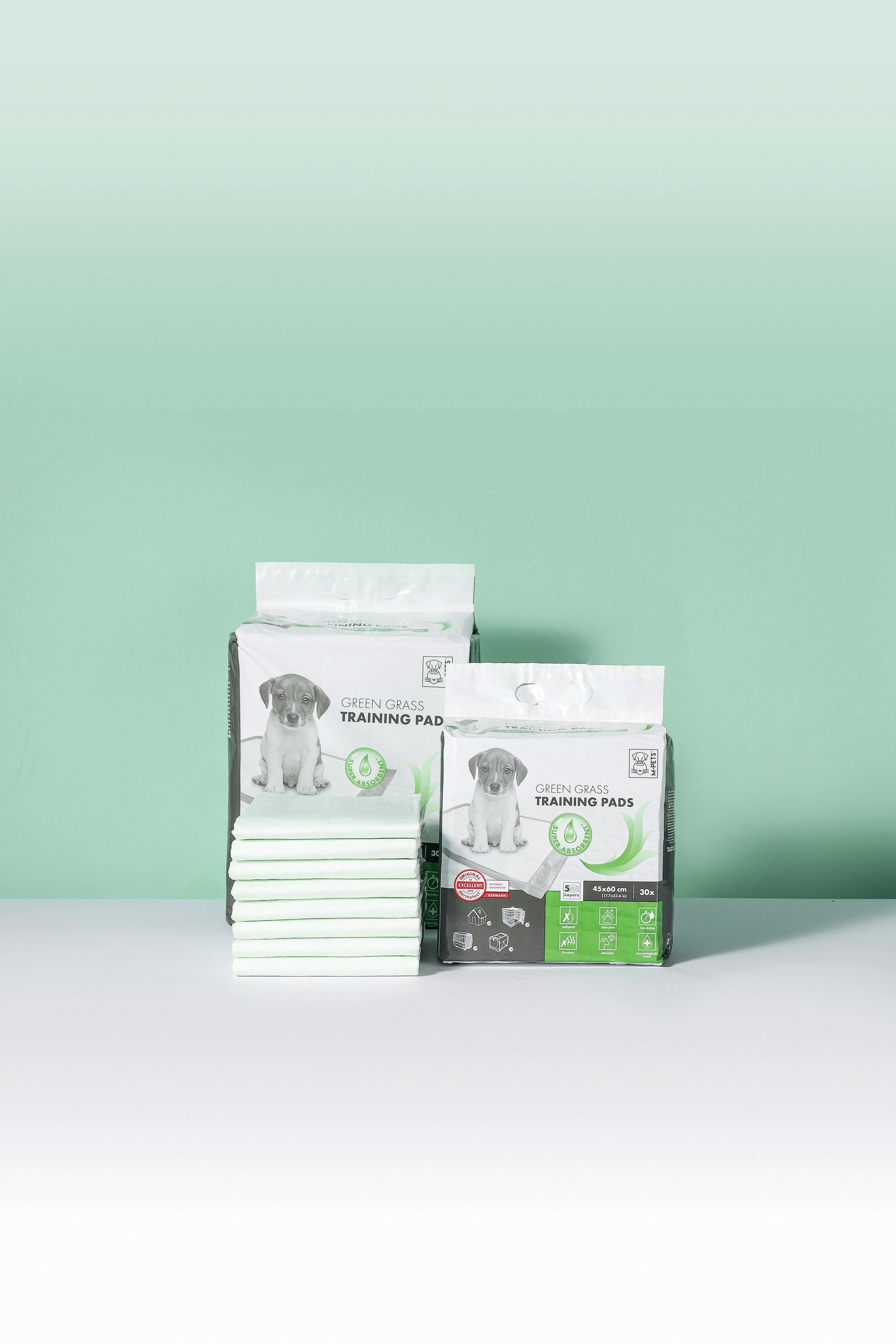 M Pets Green Grass Puppy Training Pads