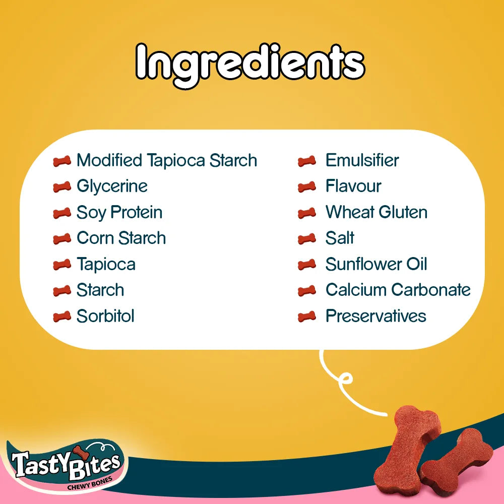 Pedigree Tasty Bites Chicken & Smoke Dog Treat