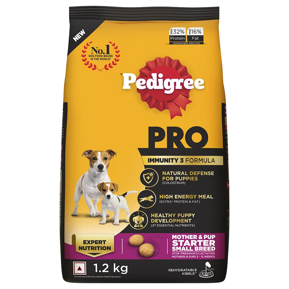 Pedigree Pro Starter Mother and Pup Small Breed Dog Dry Food