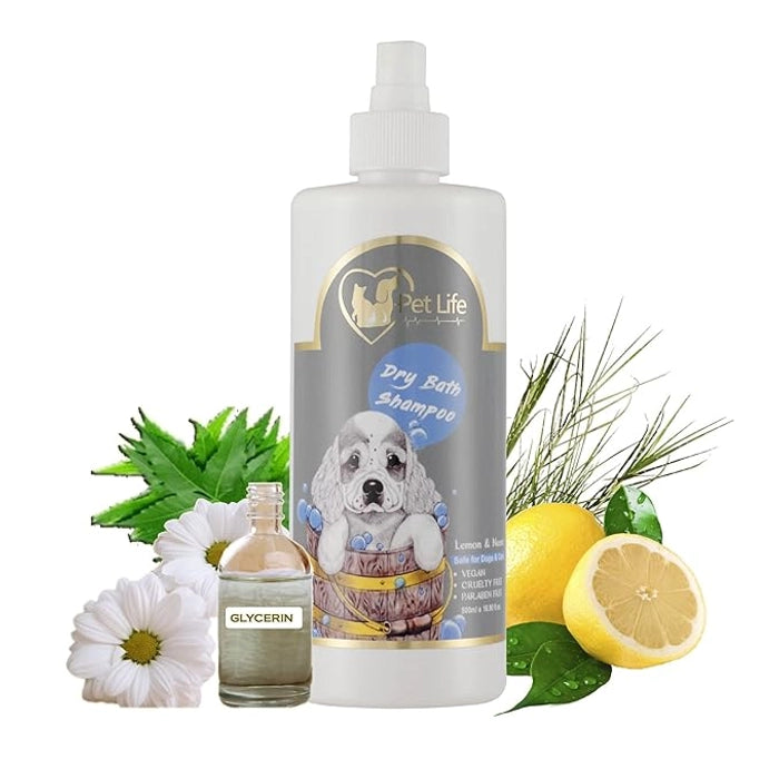 Petlife Dry Bath Shampoo for Dogs