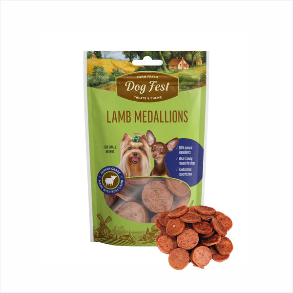 Dogfest Lamb Medallions Dogs Treat