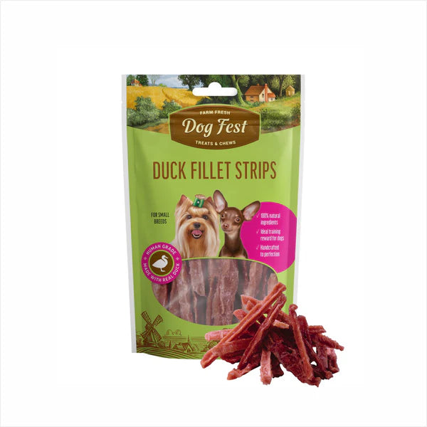 Dog Fest Duck Fillet Stripes Dogs Treat