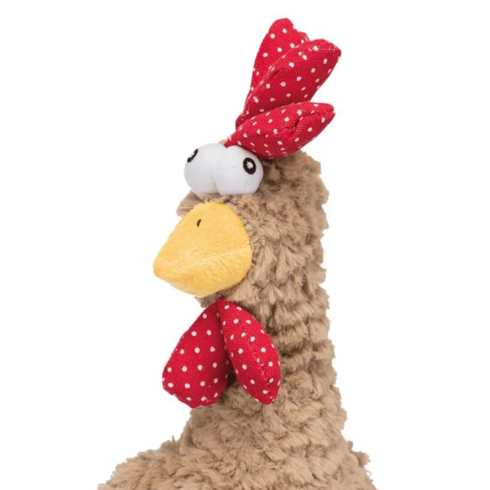 Trixie Rooster Animal Sound Plush Toy for Dogs
