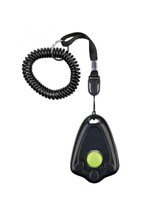 Trixie Clicker with Spiral Wrist Loop Training Aid for Dogs