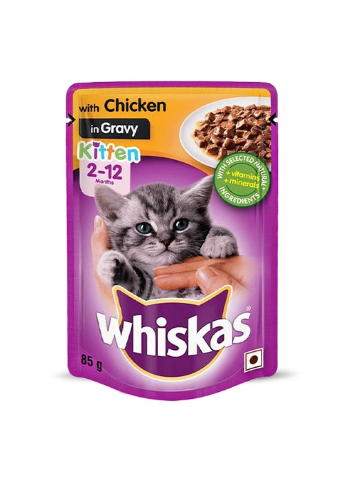 Whiskas Chicken Kitten Cat wet Food