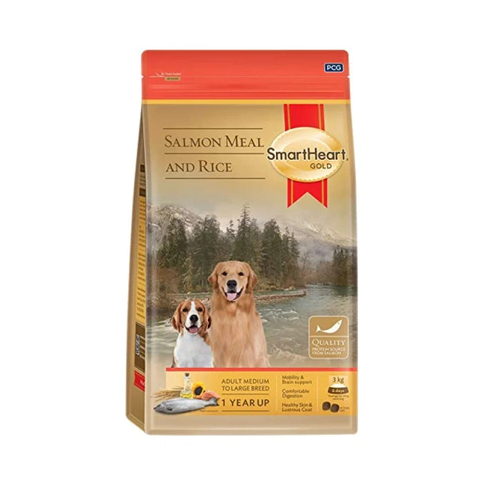 SmartHeart Gold Salmon Meat & Rice Dog Dry Food