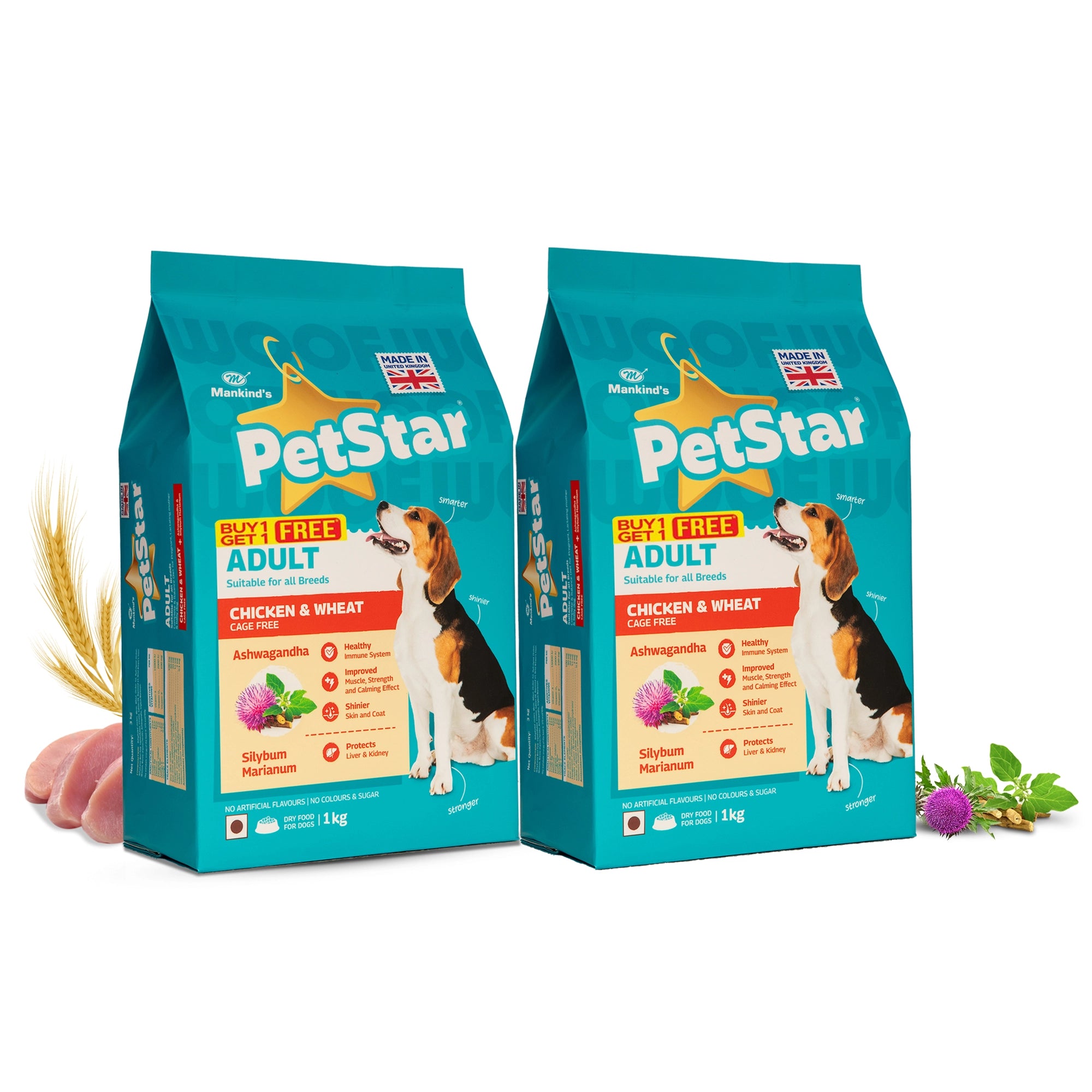 PetStar Chicken And Wheat Adult Dog Dry Food
