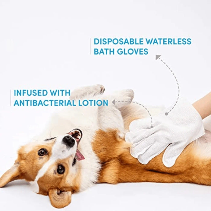 Fofos Waterless Wash Gloves for Dogs and Cats