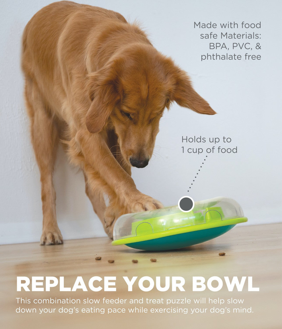 Outward Hound Wobble Bowl Interactive Treat Puzzle