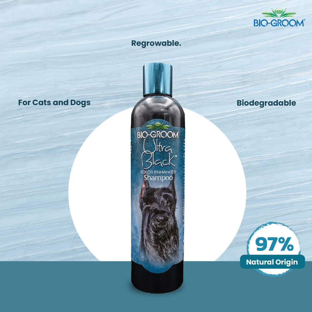 Bio Groom Ultra Black Colour Enhancing Shampoo for Cats and Dogs