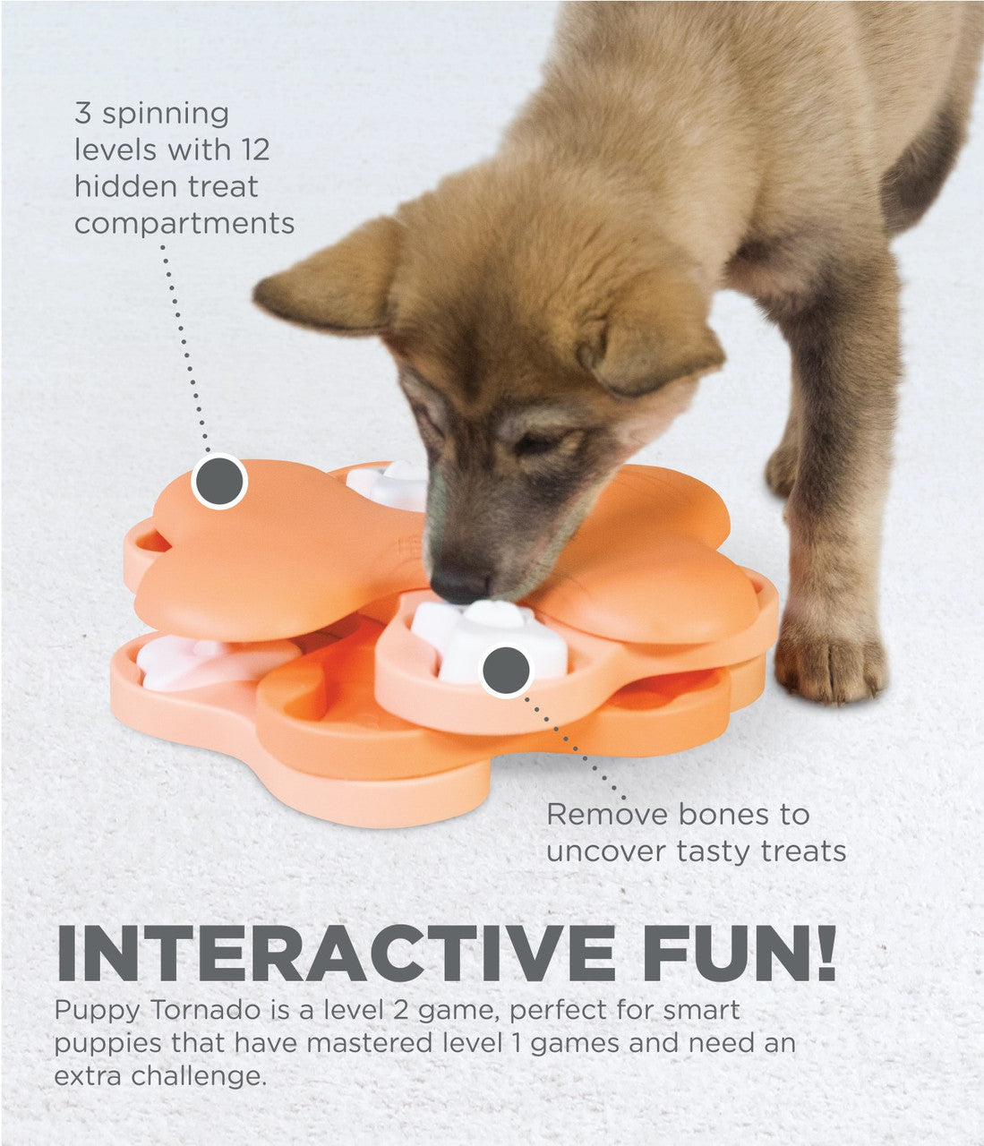 Outward Hound Puppy Tornado Interactive Treat