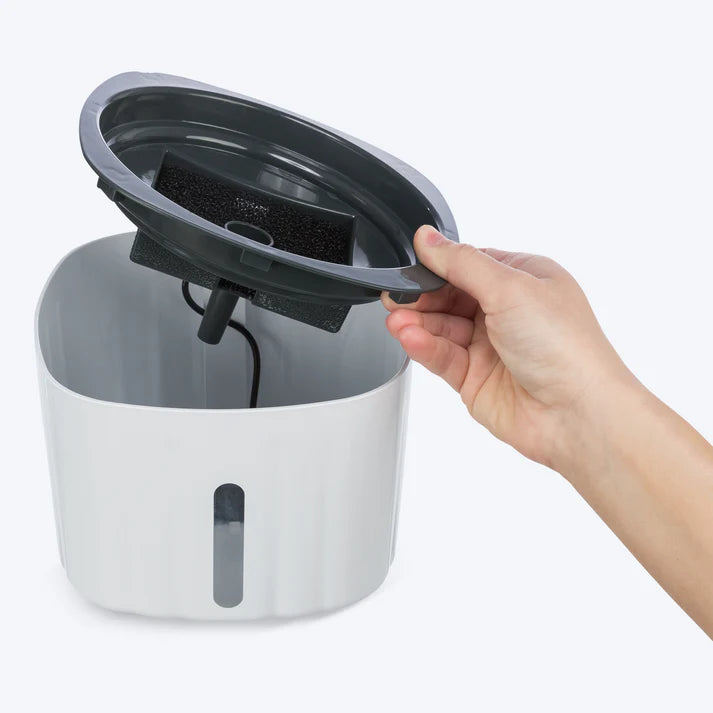 Trixie Flower Fountain White & Grey