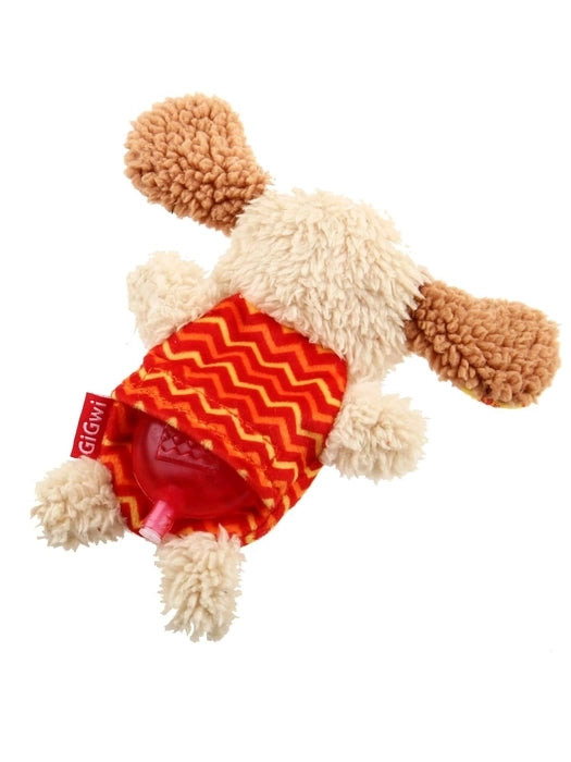 GiGwi Friendz with Refillable Squeaker Plush Toy for Dogs