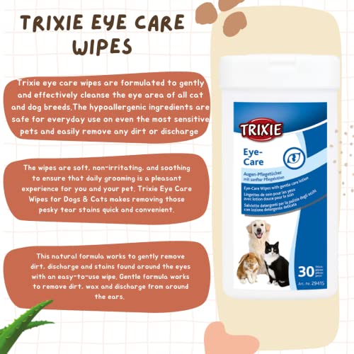 Trixie Eye Care Wipes for Dogs & Cats