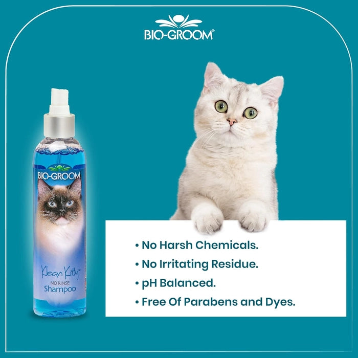 Bio Groom Klean Kitty Waterless Pet Shampoo for Cats