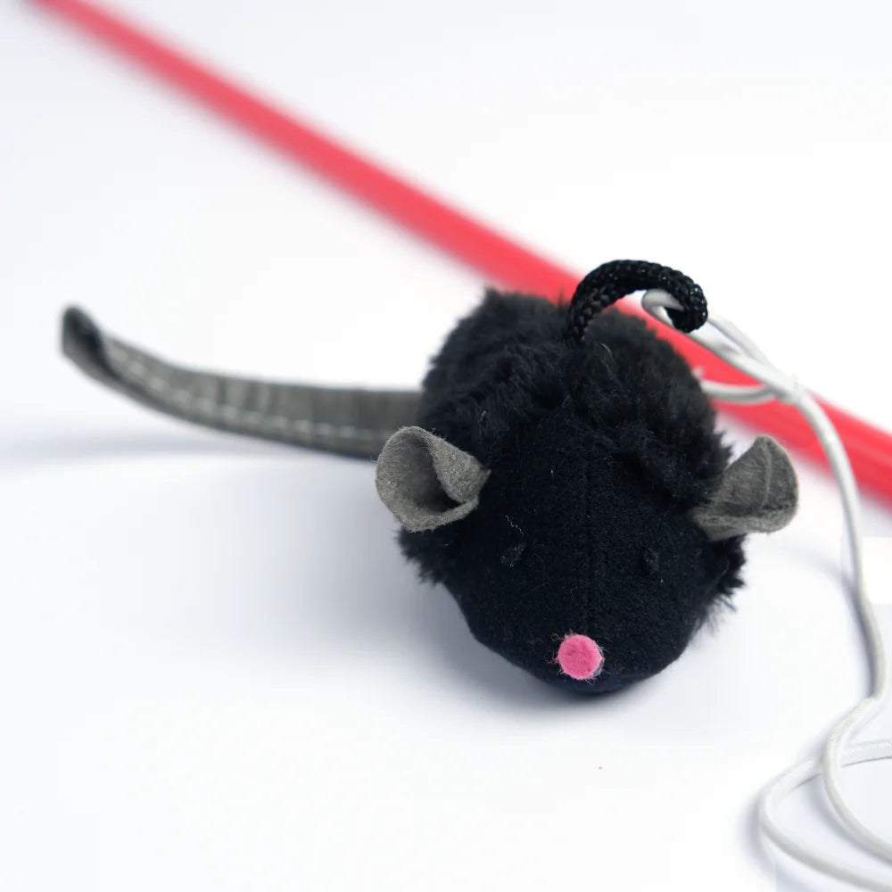 Trixie Squeaky Playing Rod Toy for Cats