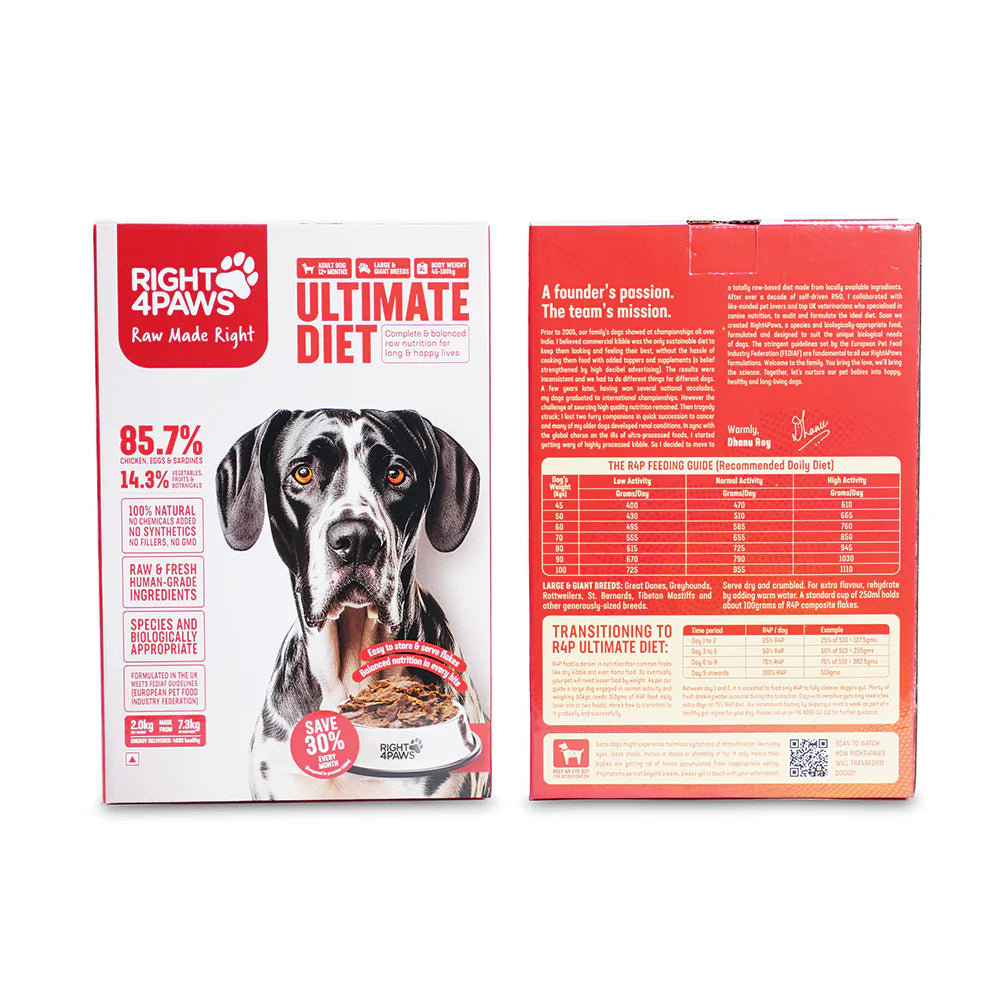 RIght 4 Paws Ultimate Diet Large & Giant Adult Dog Dry Food