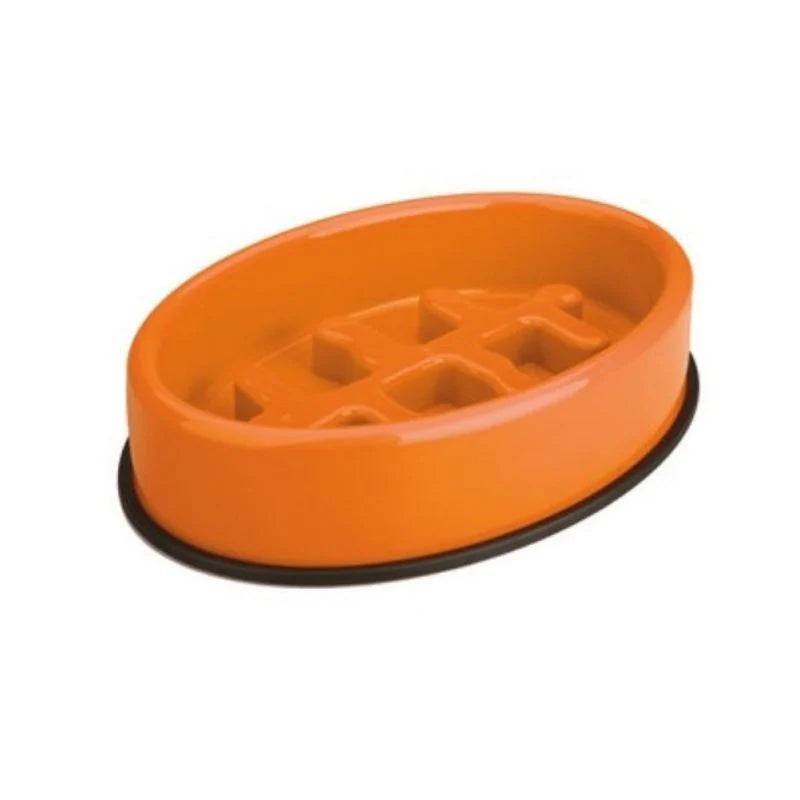 M-Pets Fishbone Slow Feed Bowl for Dogs