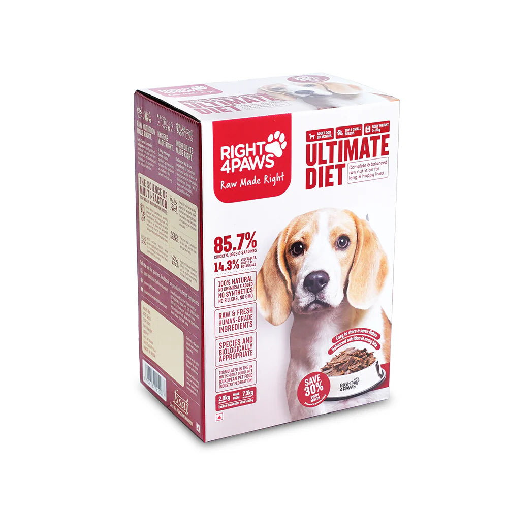 Right 4 Paws Ultimate Diet Toy & Small Adult Dog Dry Food