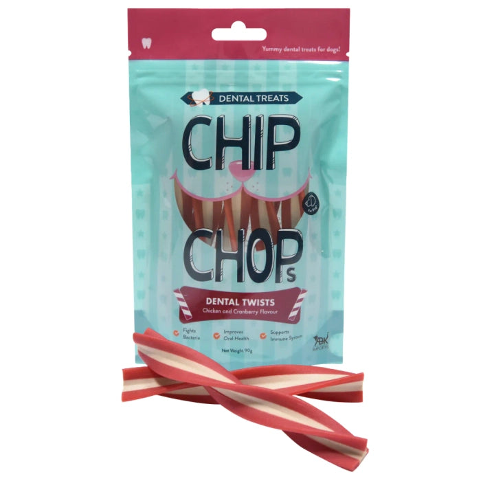 Chip Chops Chicken Twist Stix Dog Treats