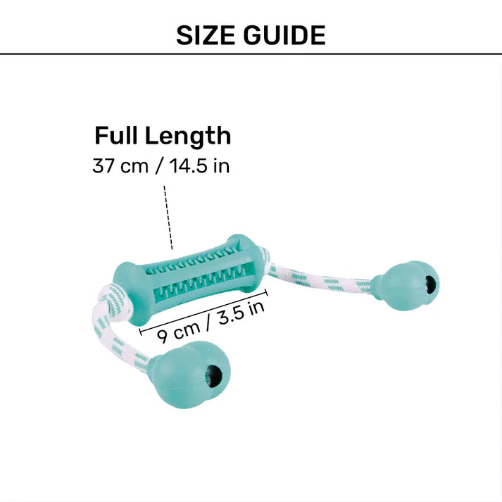Trixie Denta Fun Stick With Rope Chew Toy For Dogs