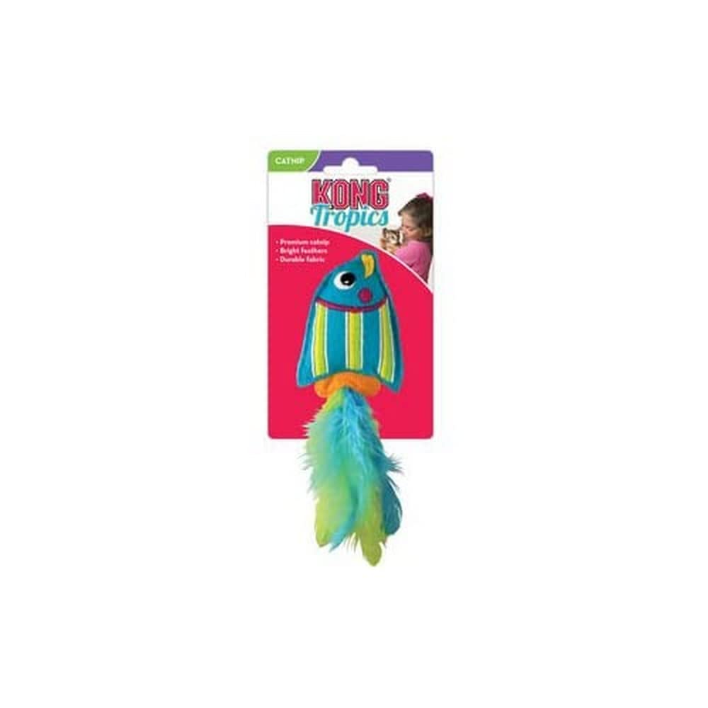 Kong Tropics Blue Fish Cat Toy
