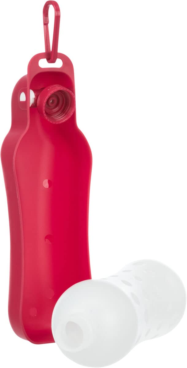 Trixie Plastic Bottle with Bowl Assorted Colours