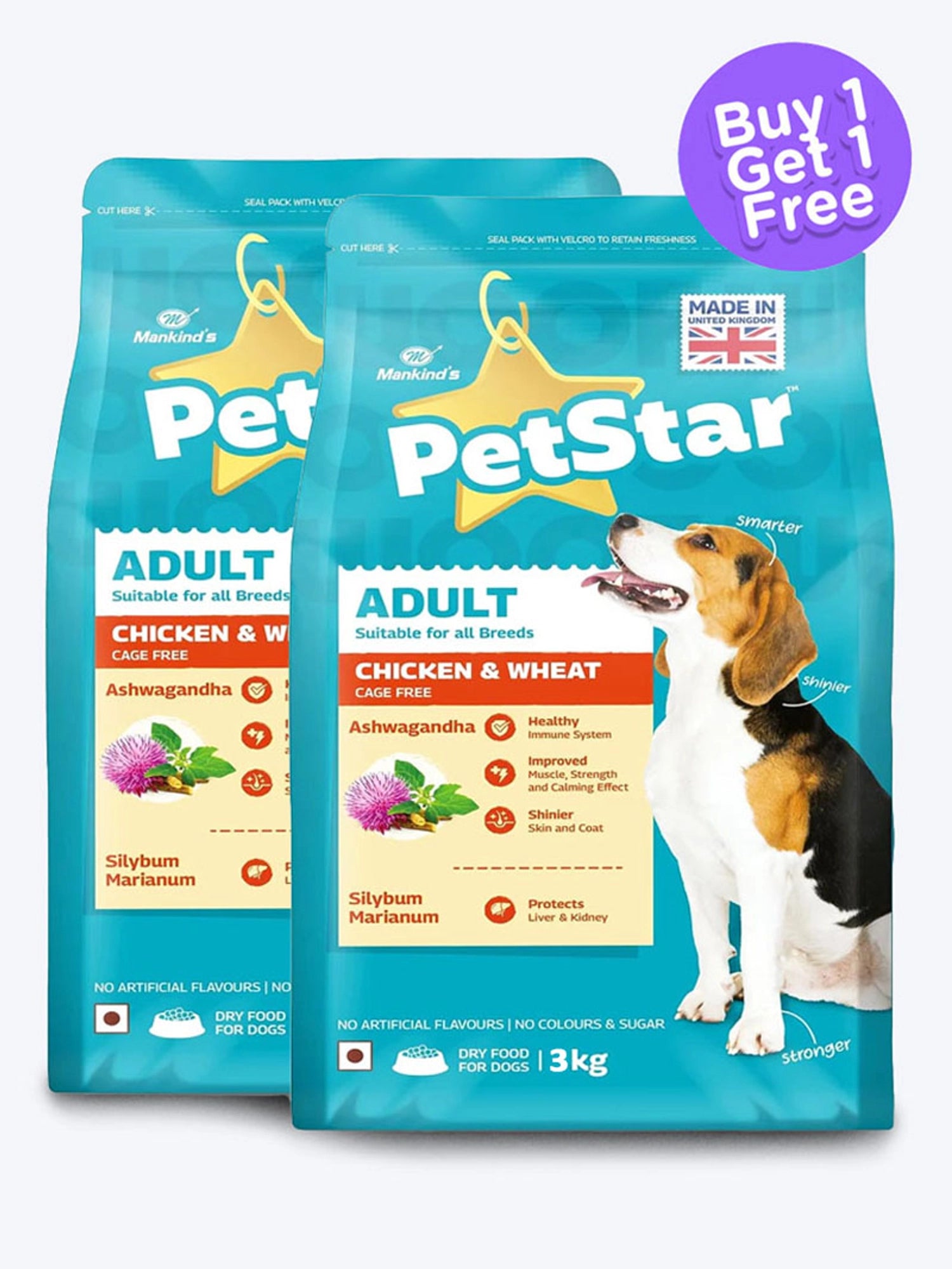 PetStar Chicken And Wheat Adult Dog Dry Food