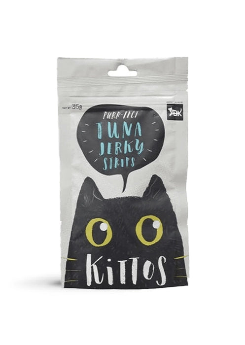 Kittos Tuna Jerky Strips Cat Treat