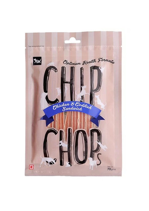 Chip Chops Chicken & Codfish Roll Dog Treat