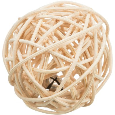 Trixie Wicker Ball with Bell
