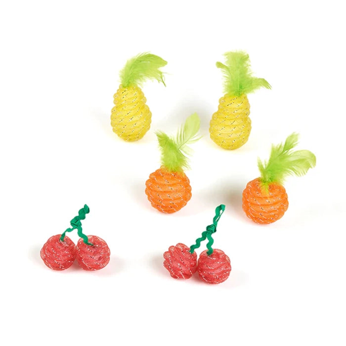 Fofos Fruity Netting Ball Assorted Display Box Cat Toy
