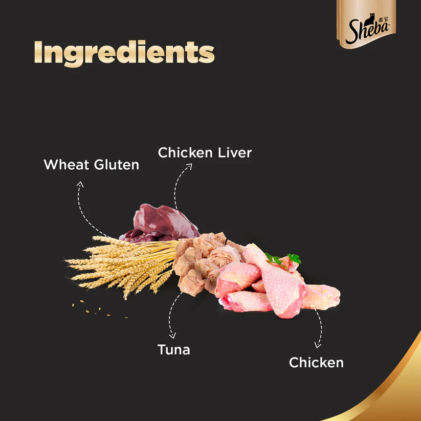 Sheba Tuna and Chicken Adult Cat Wet Food