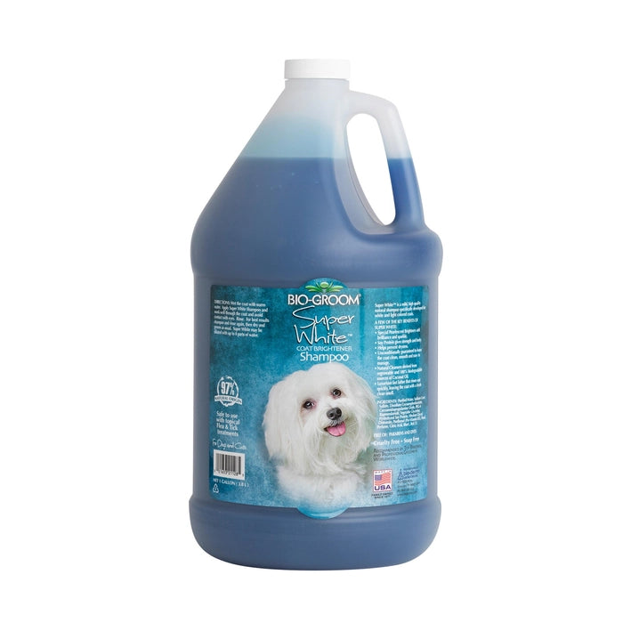 Bio Groom Super White Coat Brightening Shampoo for Dogs