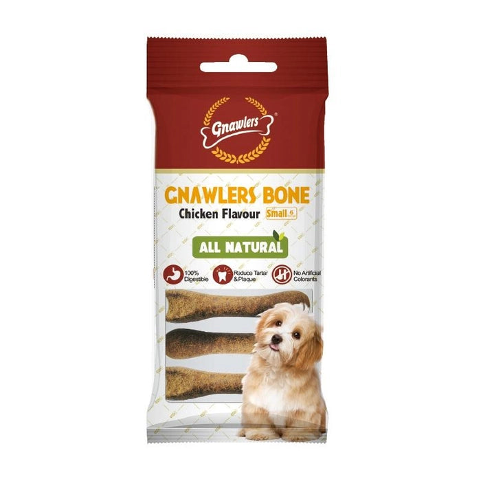 Gnawlers Chicken Flavour Dog Treats 30 in 1