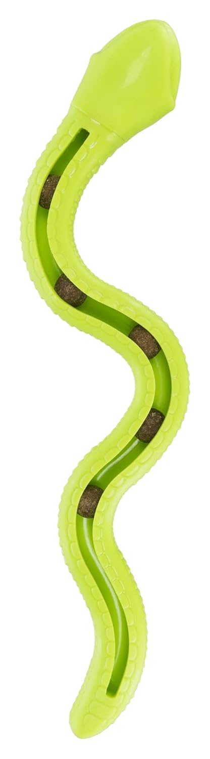 Trixie Thermoplastic Rubber Snack Snake Toy for Dogs