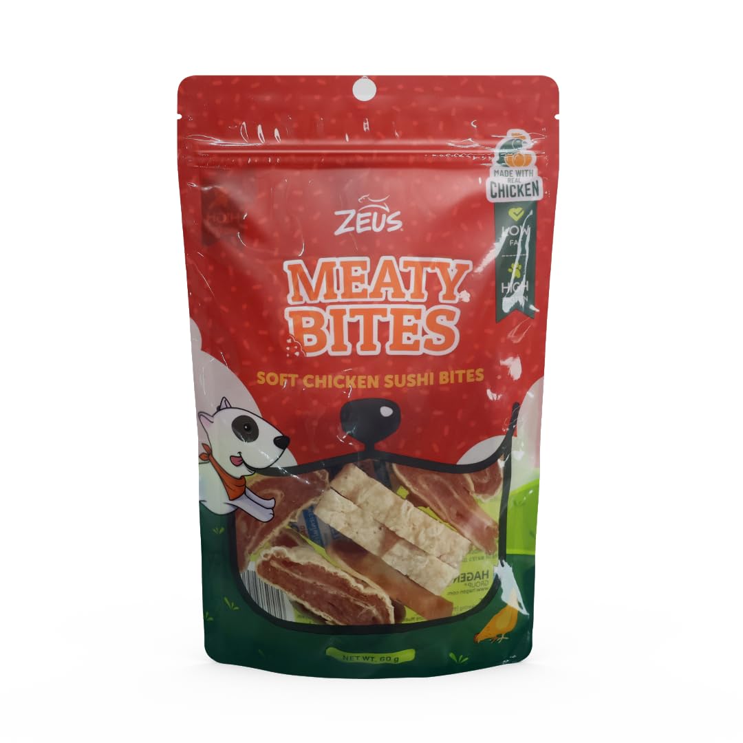 Zeus Meaty Bites Soft Chicken Sushi Bites