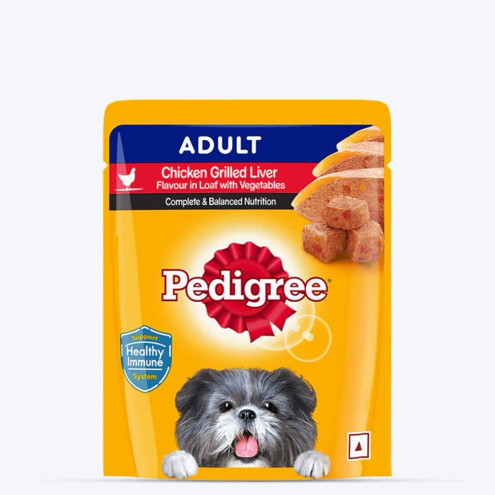 Pedigree Chicken Grilled Liver With Vegetables Adult Dog Wet Food