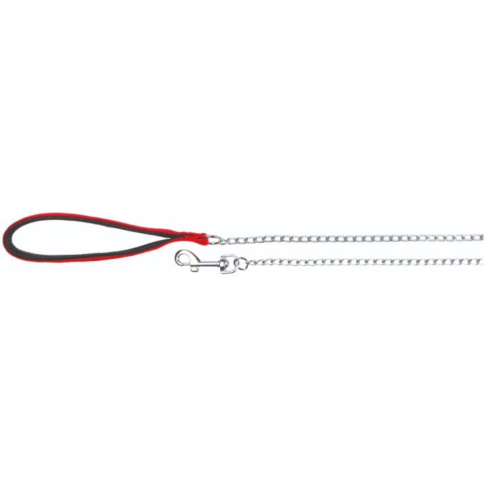 Trixie Chain Leash with Nylon Hand Loop for Dogs